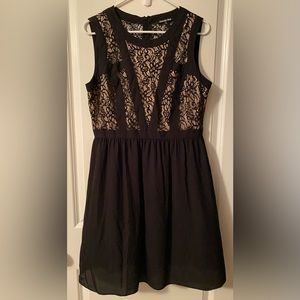 Gianni Bini Black Dress with Lace